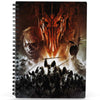 Cuaderno 3D de El Señor de los Anillos con ejército y emblema de Sauron