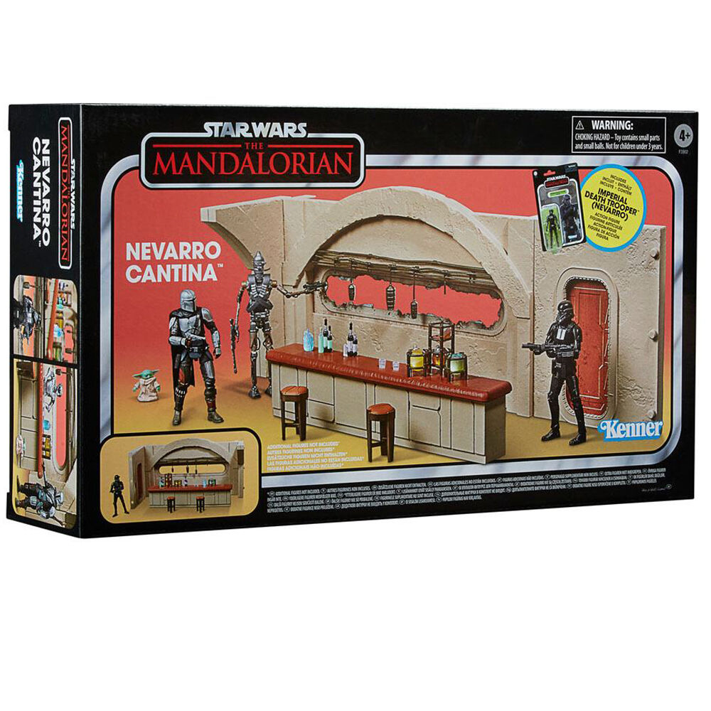 Escenario Nevarro Cantina de Star Wars The Mandalorian con figura Imperial Death Trooper