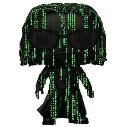 Figura Funko POP! de Neo de The Matrix con código verde - 3