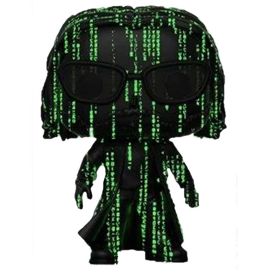 Figura Funko POP! de Neo de The Matrix con código verde - 3