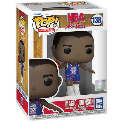 Figura Funko POP! de Magic Johnson NBA All Star 1992 con balón - 3
