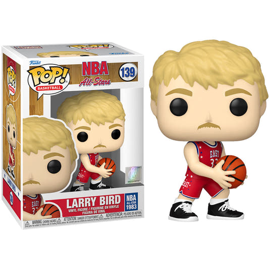 Figura Funko POP! de Larry Bird NBA All-Star 1983 con balón