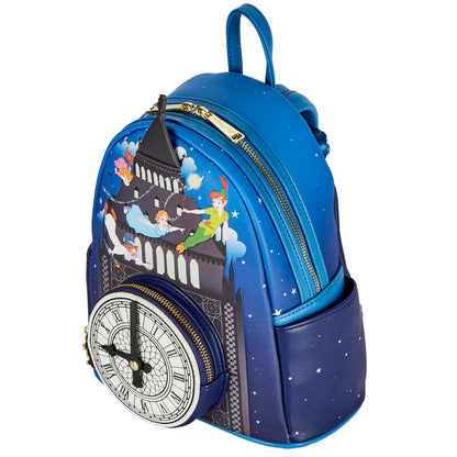 Mochila Loungefly de Peter Pan Disney con diseño de reloj - 4