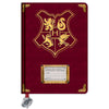 Cuaderno A5 granate de Harry Potter con escudo de Hogwarts