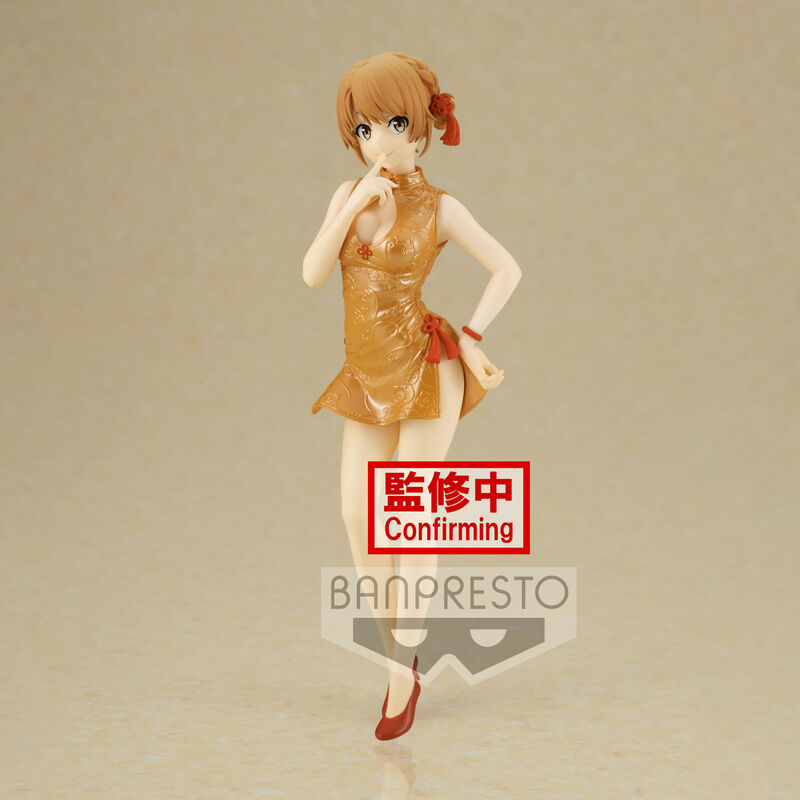 Figura de Iroha Isshiki Kyunties con vestido naranja - 2