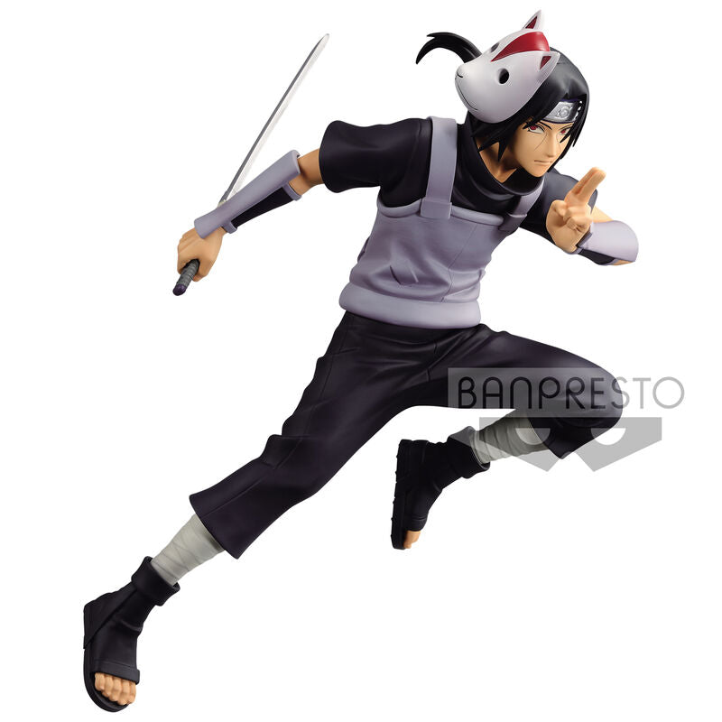 Figura de Uchiha Itachi de Naruto Shippuden en pose de combate