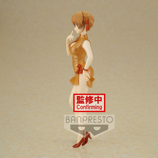 Figura de Iroha Isshiki Kyunties con vestido naranja - 4