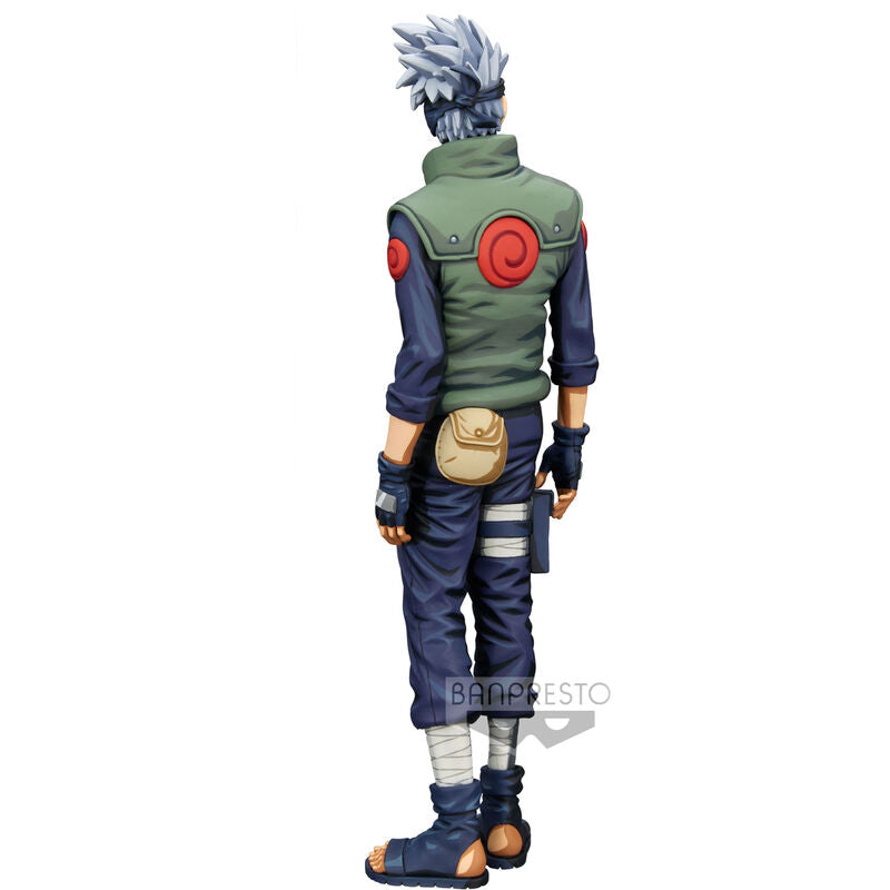 Figura Grandista de Hatake Kakashi de Naruto Shippuden con chaleco verde y cabello plateado - 4
