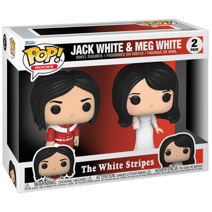 Pack de 2 figuras Funko POP! de Jack White y Meg White de The White Stripes - 3