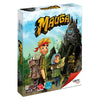 Caja del juego de mesa Mauga de CAYRO con exploradores y un guardián en la montaña