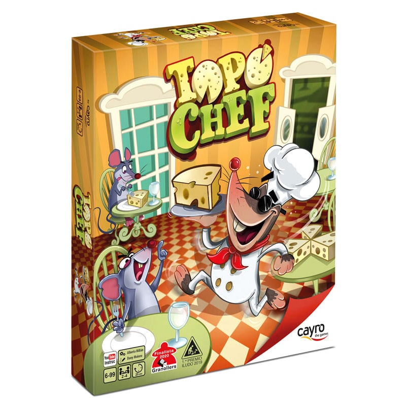 Caja del juego de mesa Topo Chef de CAYRO