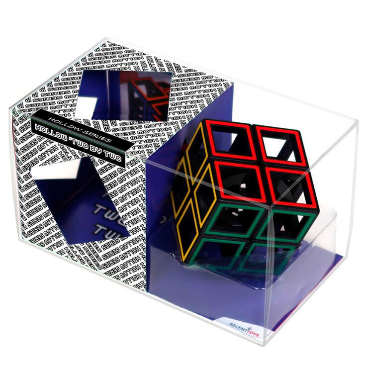 Cubo Hollow Two by Two de RECENT TOYS con diseño abierto y marcos de colores