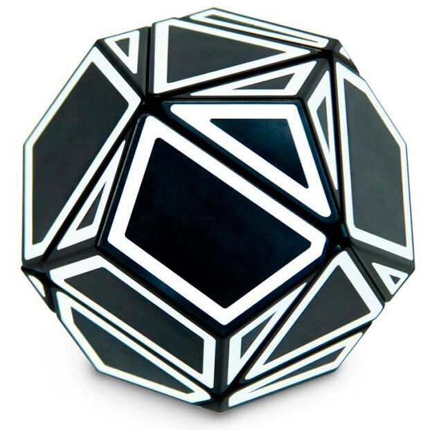 Cubo Ghost Xtreme de RECENT TOYS con diseño geométrico en blanco y negro - 2