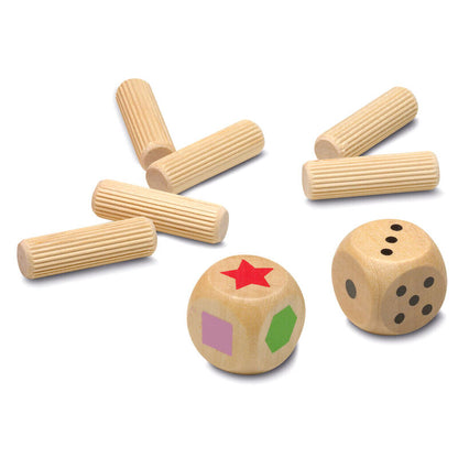 Juego de mesa CAYRO Super Six con recipiente, palitos y dado - 5