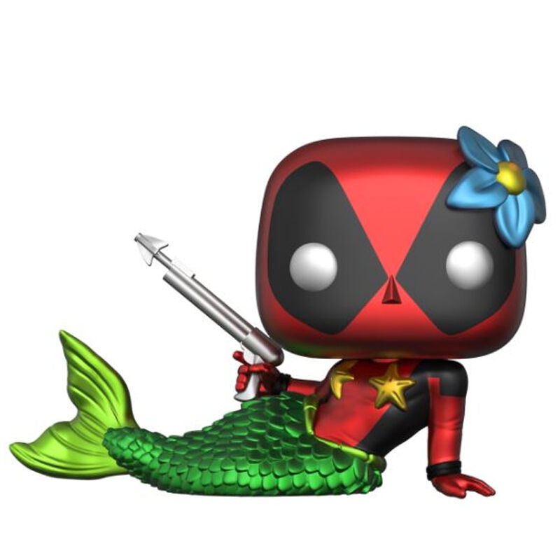 Set Funko POP! Deadpool Mermaid con camiseta negra Marvel - 7