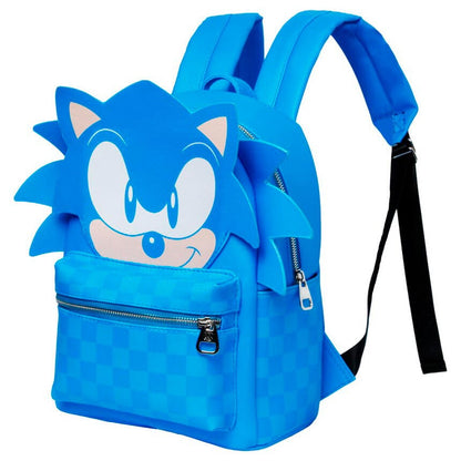 Mochila azul Speed de Sonic the Hedgehog con bolsillo frontal - 3