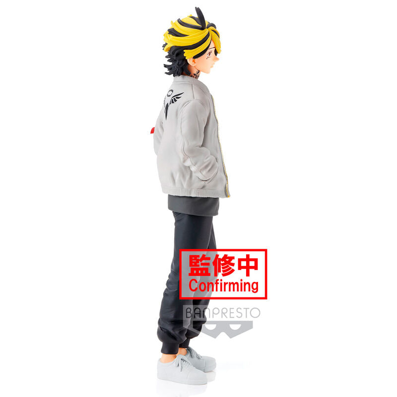 Figura de Kazutora Hanemiya de Tokyo Revengers con chaqueta gris - 3