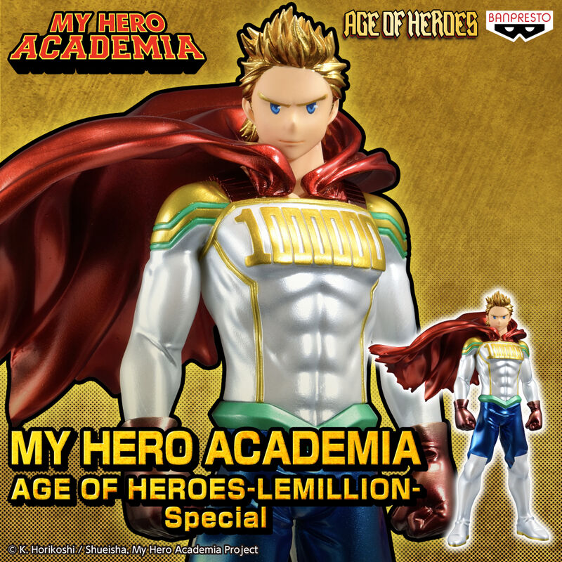 Figura de Lemillion de My Hero Academia con capa roja - 5