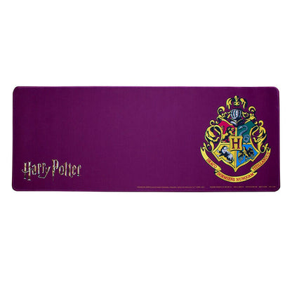 Alfombrilla gaming morada de Harry Potter con escudo de Hogwarts