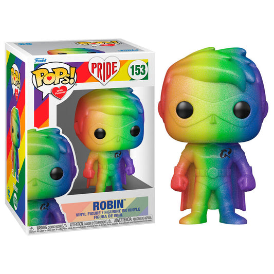 Figura Funko POP de Robin Pride multicolor de DC Comics - 2