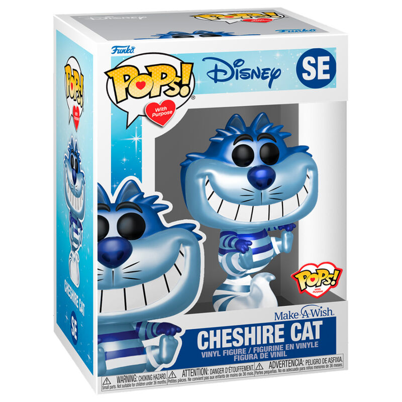 Figura Funko POP! Cheshire Cat Metallic azul de Alicia en el País de las Maravillas - 3