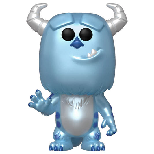 Figura Funko POP! Sulley Metallic azul en caja con ventana - 3