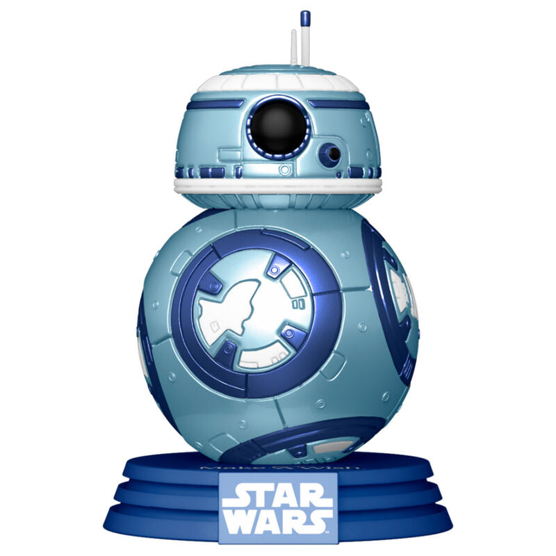 Figura Funko POP! metálica de BB-8 de Star Wars en caja con ventana - 3