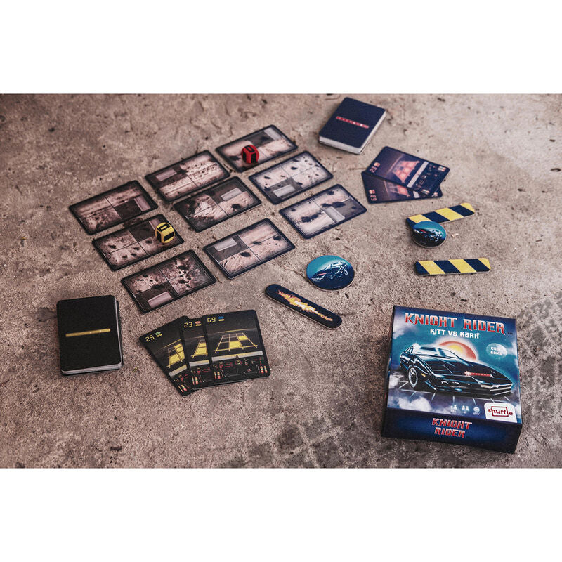 Caja del juego de cartas Knight Rider KITT vs KARR de Shuffle - 2