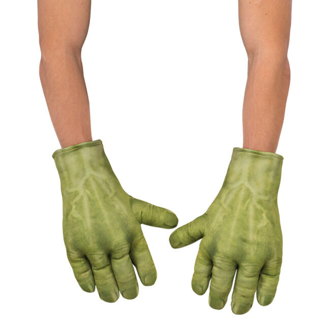 Guantes infantiles verdes de Hulk Marvel Vengadores