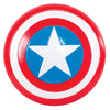 Escudo infantil de Capitán América Marvel en rojo, blanco y azul