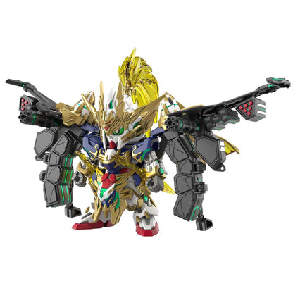 Figura Zhao Yun 00 SDW Heroes con armadura dorada y armamento lateral