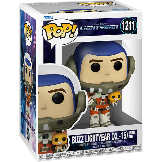 Figura Funko POP de Buzz Lightyear XL-15 con traje espacial y compañero - 3