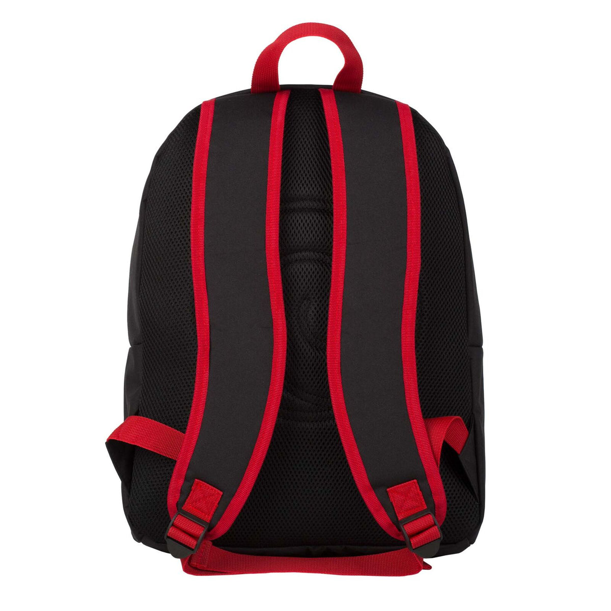 Mochila Cloud de Naruto negra y roja con bolsillo frontal - 3