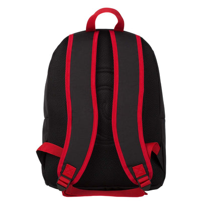 Mochila Cloud de Naruto negra y roja con bolsillo frontal - 3