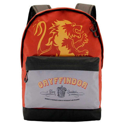 Mochila roja y negra de Gryffindor Harry Potter con bolsillo frontal - 2