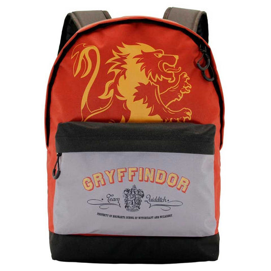 Mochila roja y negra de Gryffindor Harry Potter con bolsillo frontal - 2