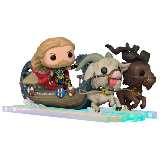 Figura Funko POP! de Thor en el Goat Boat con dos cabras