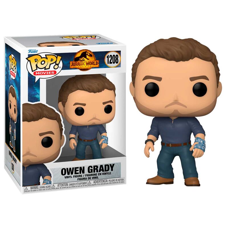 Figura Funko POP de Owen Grady de Jurassic World - 2