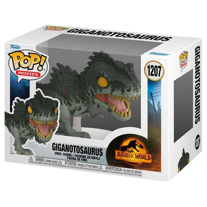 Figura Funko POP! Giganotosaurus de Jurassic World en caja con ventana