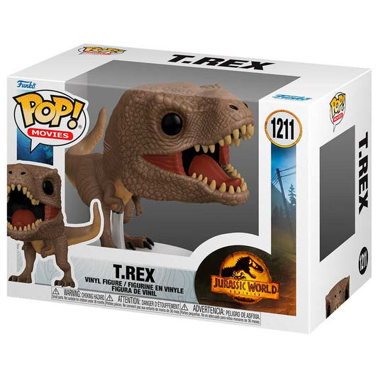 Figura Funko POP! T-Rex de Jurassic World 3 en caja con ventana