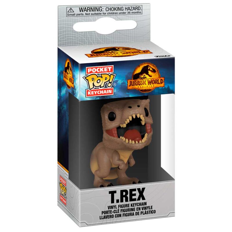 Llavero Funko Pocket Pop de T-Rex de Jurassic World 3 - 2