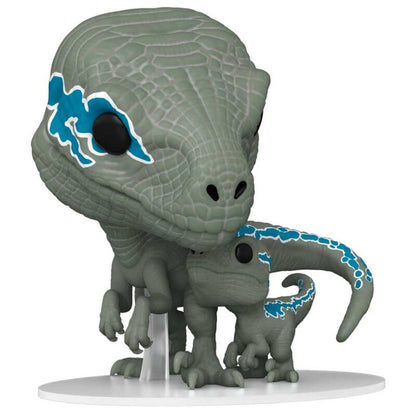Figura Funko POP! de los velociraptores Blue y Beta en caja con ventana - 3