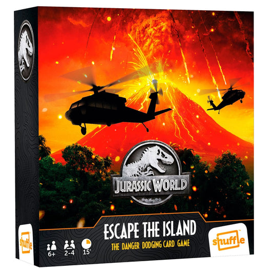 Juego de cartas SHUFFLE Jurassic World Escape the Island