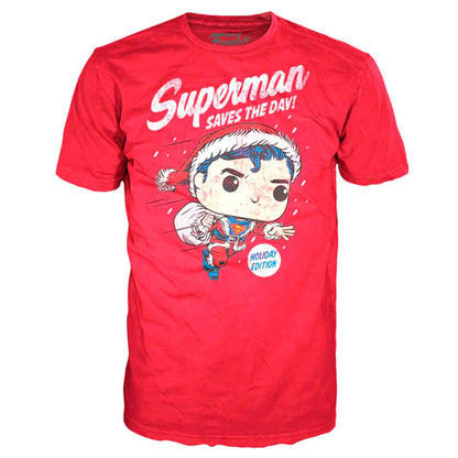 Set Funko POP! Superman con camiseta roja y figura Holiday Edition - 14