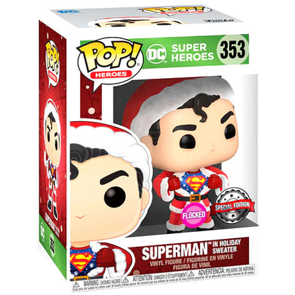 Set Funko POP! Superman con camiseta roja y figura Holiday Edition - 10