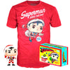 Set Funko POP! Superman con camiseta roja y figura Holiday Edition