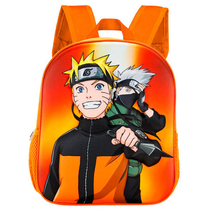 Mochila 3D naranja de Naruto y Kakashi - 2