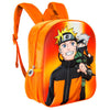Mochila 3D naranja de Naruto y Kakashi