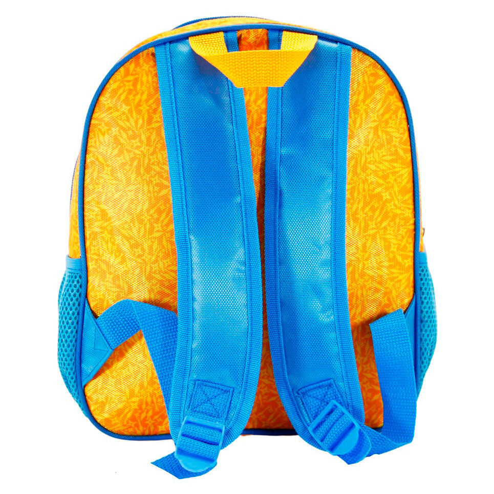 Mochila 3D de Naruto y Kakashi en azul y amarillo - 4
