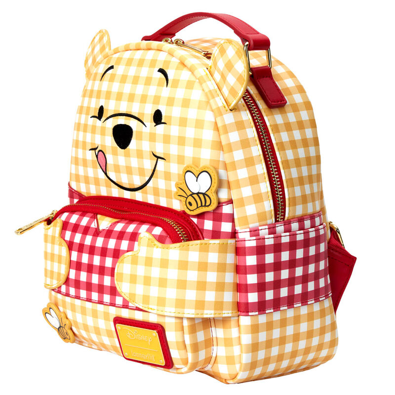 Mochila Gingham de Winnie the Pooh Disney Loungefly con orejas 3D - 2